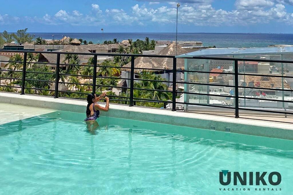 1 Block To The Beach 2Br 6Pax Rooftop Pool King Bed Playa del Carmen Exteriör bild