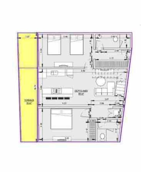 1 Block To The Beach 2Br 6Pax Rooftop Pool King Bed Playa del Carmen Exteriör bild