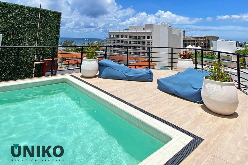 1 Block To The Beach 2Br 6Pax Rooftop Pool King Bed Playa del Carmen Exteriör bild