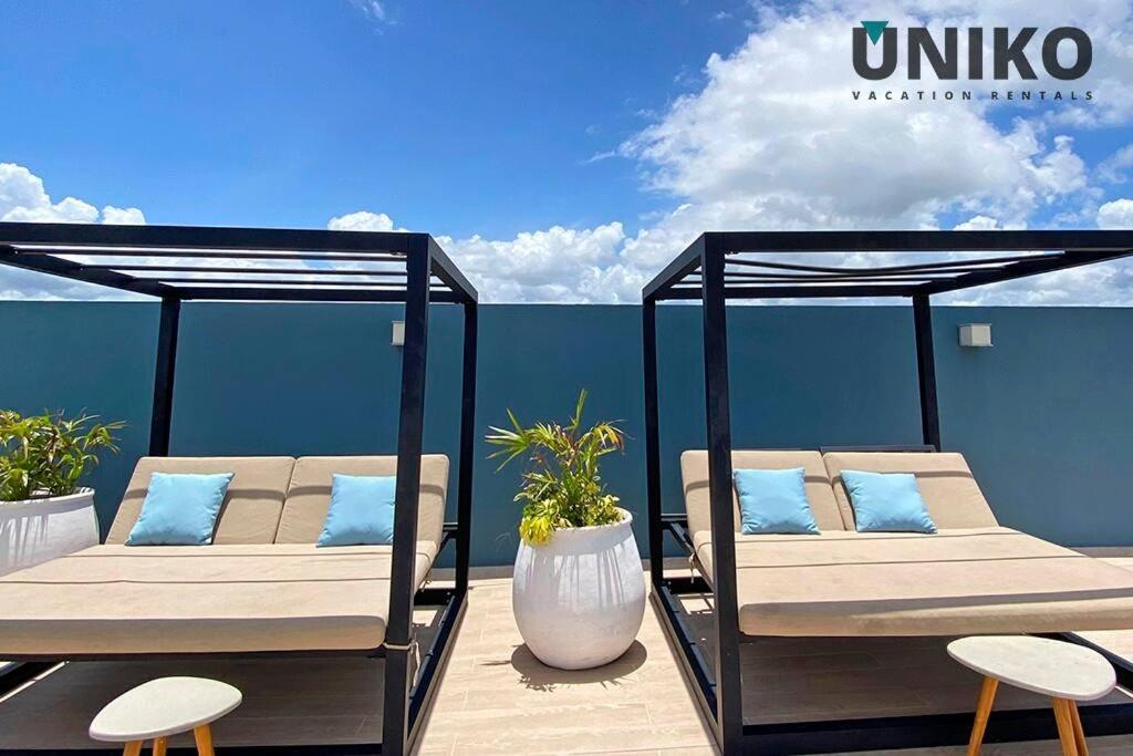 1 Block To The Beach 2Br 6Pax Rooftop Pool King Bed Playa del Carmen Exteriör bild