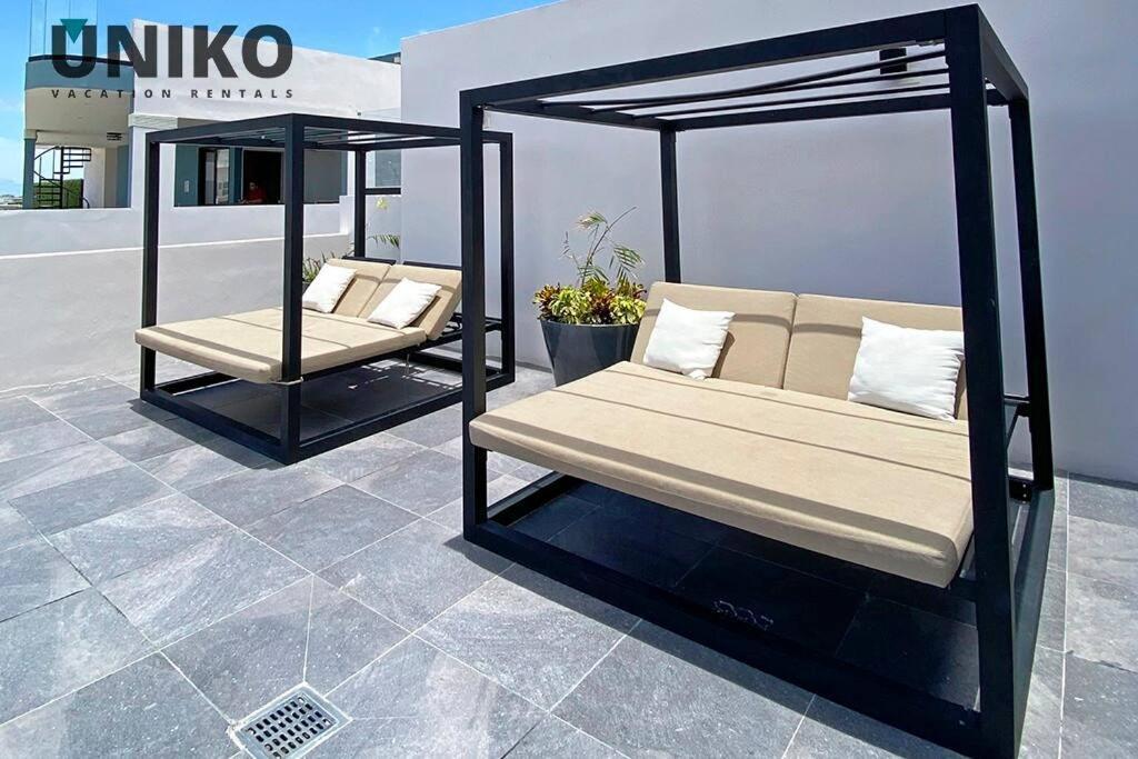 1 Block To The Beach 2Br 6Pax Rooftop Pool King Bed Playa del Carmen Exteriör bild