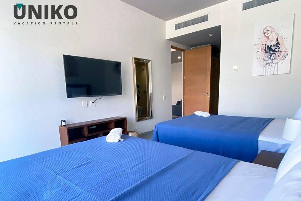 1 Block To The Beach 2Br 6Pax Rooftop Pool King Bed Playa del Carmen Exteriör bild